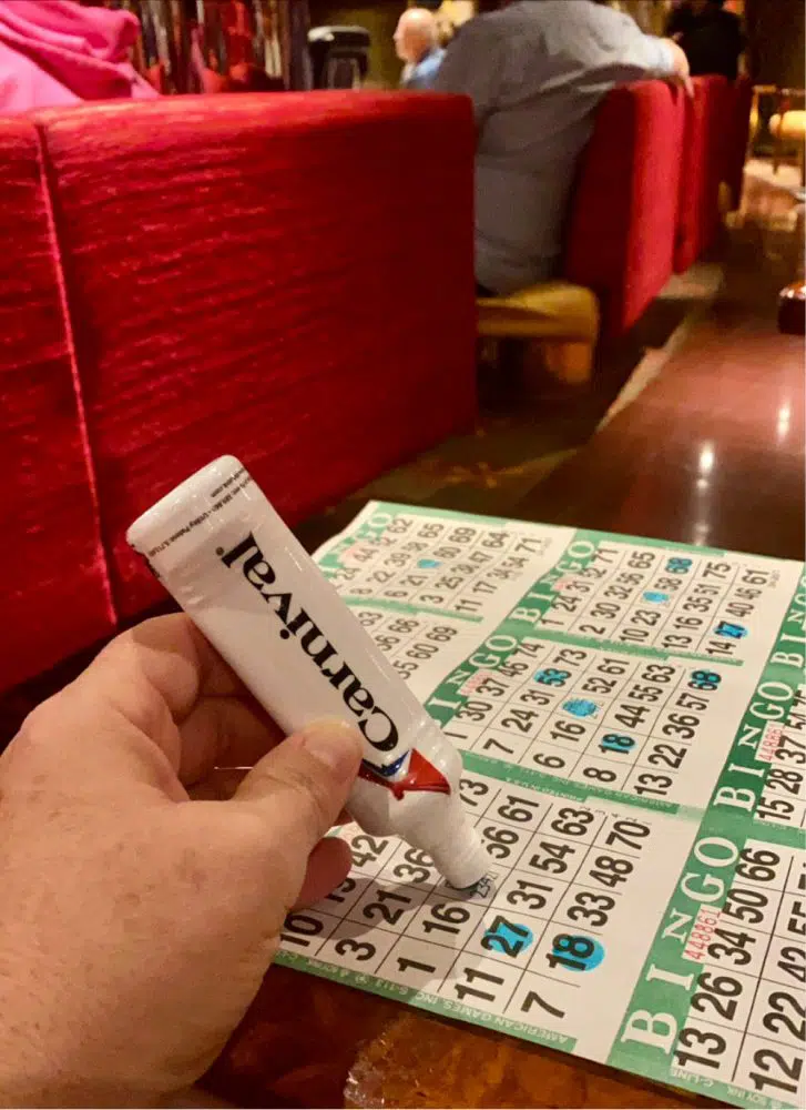 bingo on cruise ship