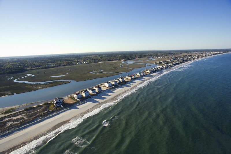 pawley's island aerial view 