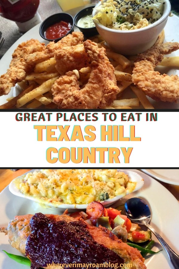 where to eat in Texas Hill Country