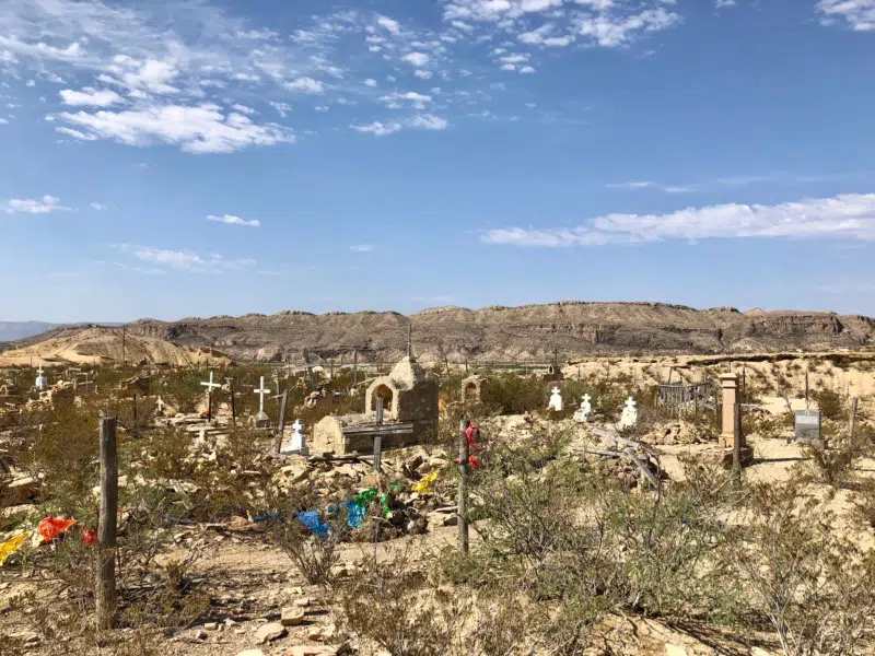 Day of the Dead is a popular event at the Terlingua Cemetery.