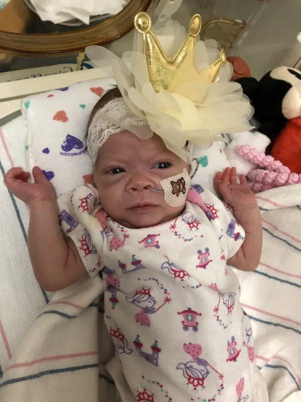 Our sweet baby during our 73 day NICU experience.