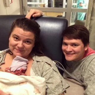 Taylor pittman hardy with preemie baby girl