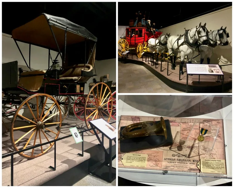 carriages at frontier army museum