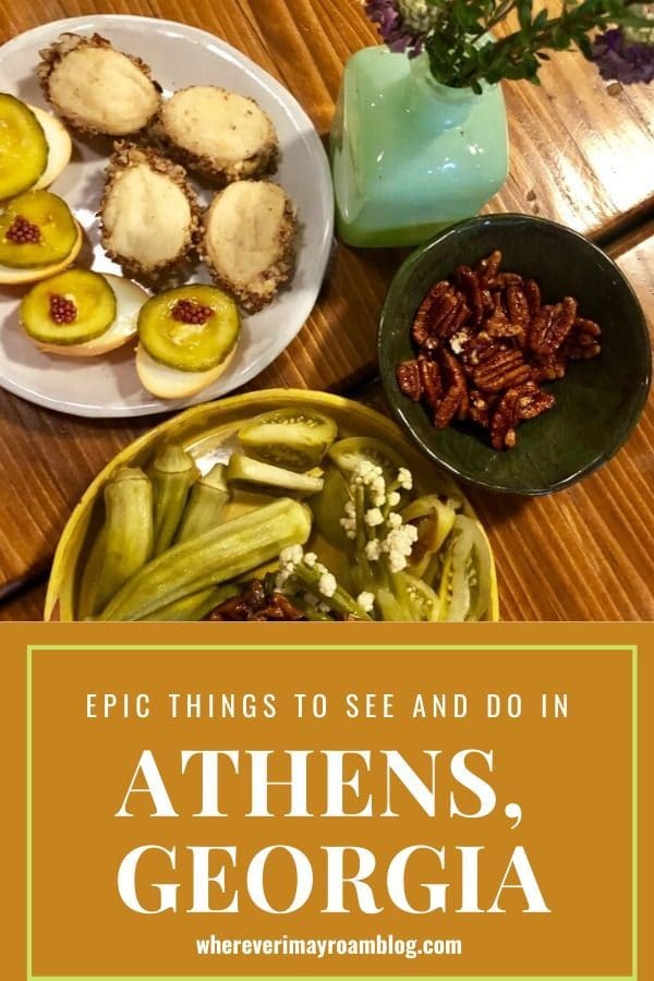 things to see and do in Athens Georgia pin