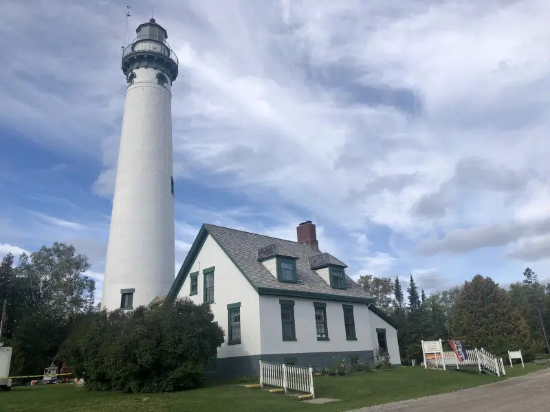 new old Presque Isle light house 