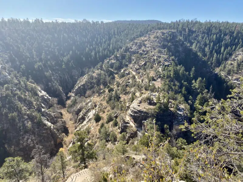 walnut canyon national monument views