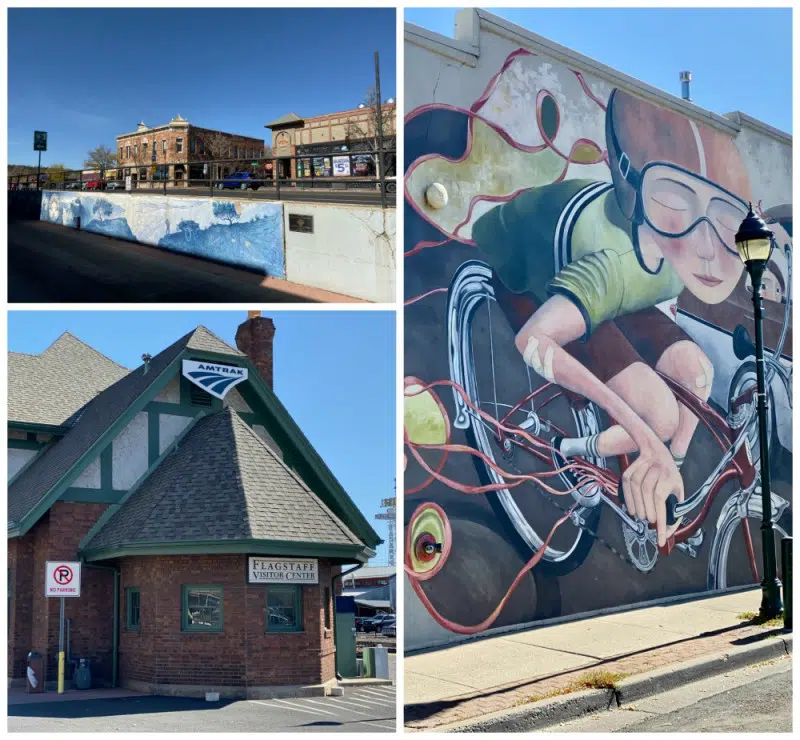 flagstaff murals and Route 66 sites