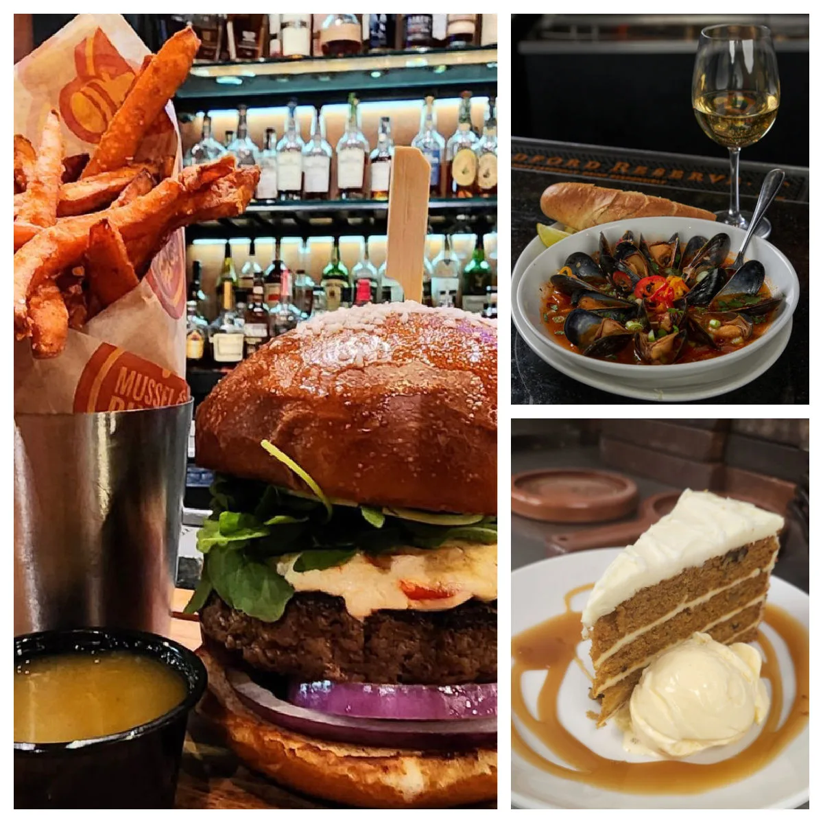 mussels-and-burger-bar-food