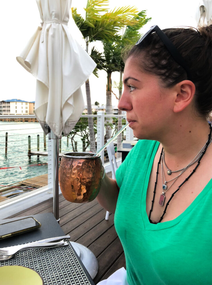 girl-sipping-drink-in-florida-keys