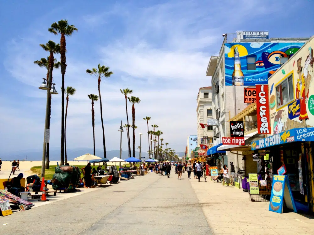 venice beach shops and boardwalk