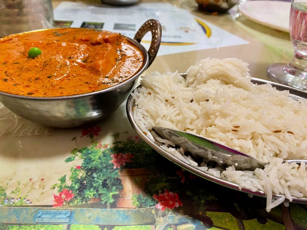 chicken tikka masala sitar of India