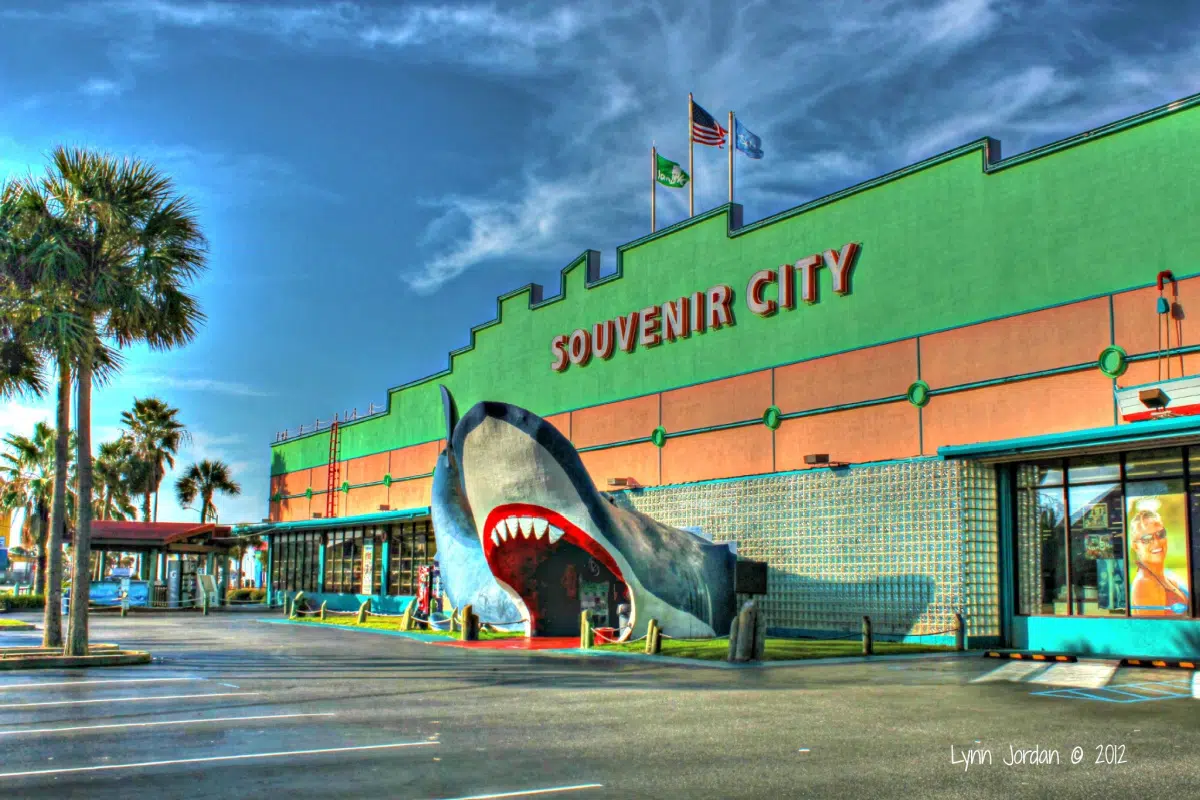 store-with-shark-entrance