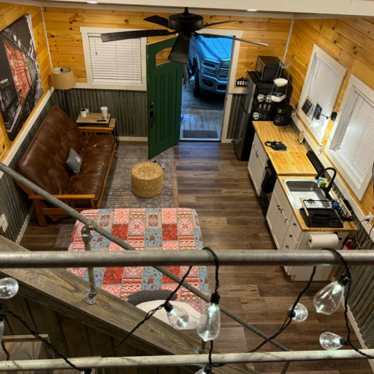 Charming Tiny Houses at Longleaf Piney Resort in Hattiesburg, MS