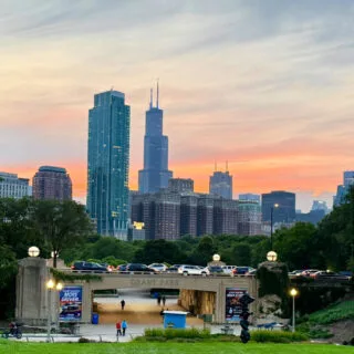 chicago-skyline-at-sunset
