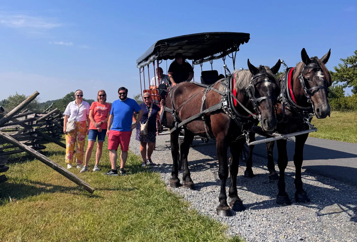 horse-drawn-carriage-on-gettysburg-battlefield